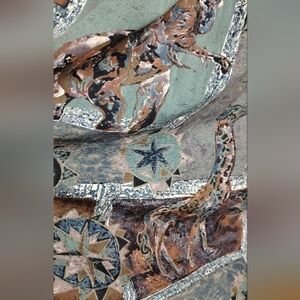 VINTAGE HIGH WAISTED PLATINUM SKIRT